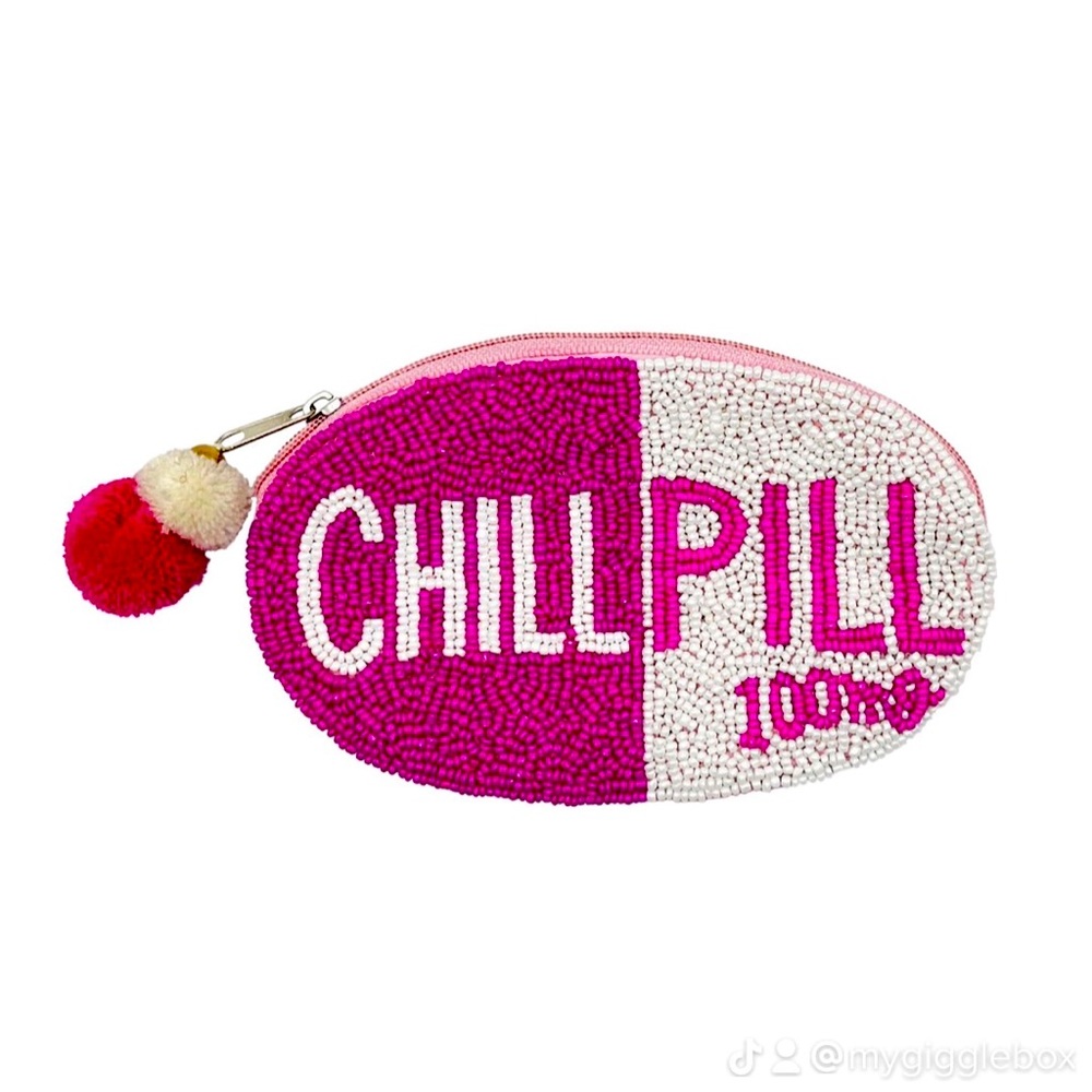 Chill pill mini wallet bag